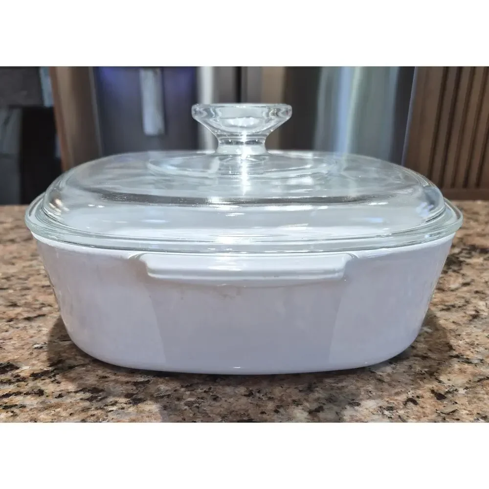 Vintage Corning Ware 2QT Casserole Dish Spice of Life L'Echalote A-2-B w/Lid USA